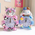 Miniatyrbilde 3 av 4: Sanrio Hello Kitty My Melody Cinnamoroll Vekkerklokke Kawaii Anime Kjøkken Tidtaker Vekkerklokke Mini Stue Hjemmedekor Gave Hello Kitty A