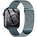 Miniatyrbilde 1 av 5: Metallrem kompatibel med Apple Watch-rem 40 mm 38 mm 41 mm Lyseblå-WELLNGS Lyseblå Light Blue 38/40/41mm