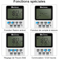 Miniatyrbild 4 av 5: Plug-in digital timeruttag 16A 3600W LCD-skärm 20 grupper på/av Programerbar timer 24 timmar 7 dagar AC220V Energisparande
