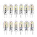 Tomshine G4 LED-lamput 12 kpl Lämmin valkoinen