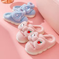 Miniatyrbild 3 av 5: Nya Sanrio-tofflor Cinnamoroll Plyschskor Halksäkra Kawaii Anime Kuromi My Melody Damtofflor Hemma Bomulls-tofflor Vinter Flickor Present 34-35 (innersula 20,5 cm) 34-35 (insole 20.5cm) cat