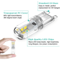 Miniatyrbild 3 av 5: G9 LED-lampor 1,5 W motsvarande 20 W halogen kallvitt ljus 6000K, AC 220-240V, ej dimbar, minilampa, flimmerfri, 10-pack