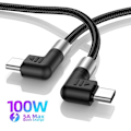 Miniatyrbild 8 av 10: Typ C-kabel USB-C datakabel 1M 1 m