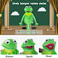 Miniatyrbild 2 av 2: 15 tum Original Kermit The Frog Hand Puppet The Muppets Show Hand Puppets, Mjuk Hand Puppet Frog Plyschleksak