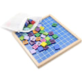 Pikkukuva 4 / 6: Puinen satataulu lelu, 100 digitaalinen taulu Montessori matematiikkalelu [qb]