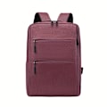 Miniatyrbilde 3 av 5: Reiseveske Laptop Ryggsekk Casual Ryggsekk Menn Kvinner College Bag med USB-ladeport Svart black