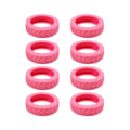 Miniatyrbillede 1 af 10: 8 stk. Kuffert Hjul Dæk Kuffert Hjul Dæk PINK Pink
