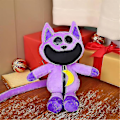 Miniatyrbillede 5 af 5: Catnap plysj Poppy Playtime kapitel 3 Smiling Critters plysj utstoppede dyr pute dukke leker for fans barn gutter jenter bursdag Cat Nap