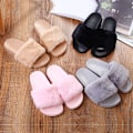 Miniatyrbilde 3 av 7: Hjemmesko Kvinners Flatesko Kvinners Kvinners Pels Flip Flops Rosa Pink 40