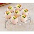 Miniatyrbillede 1 af 5: Æggekogningsstativ Trivet, Rustfrit Stål Dampstativ, Multifunktionel Madlavningsholder, Grydestativ i Køkkenet til Trykkoger Tilbehør