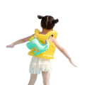 Miniatyrbild 2 av 5: Simjacka, uppblåsbar pool flyter simring gul yellow M