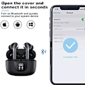 Pikkukuva 6 / 6: Langattomat kuulokkeet, Bluetooth 5.3 kuulokkeet LED-virranäytöllä varustetussa latauskotelossa, vedenpitävät, Androidille, iPhonelle, juoksuun, urheiluun, työhön