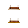 Miniatyrbilde 1 av 5: 1/2 tre stativholder for Samurai Display Elegant og robust Lysebrun 1 lag Light Brown 1 Layer 2PCS