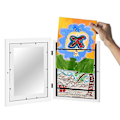 Miniatyrbilde 3 av 5: Barnerammer for kunst - Enkle å bytte kunstverk - Rammer for tegninger og kunstverk - Bildeammer for vegg og bordplate
