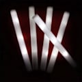 Miniatyrbilde 1 av 5: 60 stk Glow Sticks RGB LED Glow Foam Stick Glow Sticks Mørkt Lys for f 60pcs White