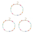 Pikkukuva 5 / 5: 1/2/3/5 helmen kaulakoru helmillä choker säädettävä ketju boho tyyppi 1 Type 1 3PCS