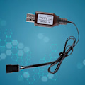 Miniatyrbillede 5 af 5: 7,4V batteri SM-4P USB-kabeloplader RC kraftig båd speedbåd R/C legetøj