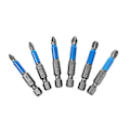 Pikkukuva 5 / 5: 6 kpl liukumatonta magneettista sarjaa 50 mm 1/4 kuusiokolovarsi Phillips/Phillips-ruuvimeisselin kärjet Ph1/ph2/ph3/pz1/pz2/pz3