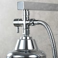 Miniatyrbilde 4 av 5: G1/2\" Universal T-kobling i solid messing for hånddusj