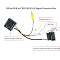 Miniatyrbillede 4 af 5: Rgb til (rca) Av Cvbs Signal Converter Decoder Box Adapter til Fa