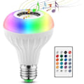 Miniatyrbild 2 av 5: 1 lampa Glödlampa Bluetooth LED Färger E27 Musikhögtalare RG