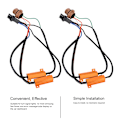Miniatyrbillede 11 af 11: 2 stk 50W Last LED Lys Enkelt Modstandskabel, 7443 8RJ Enkelt Modstandskabel