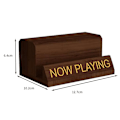 Miniatyrbillede 2 af 5: Now Playing Vinylplade Stativ Vinylpladeholder Display Træ Plader Album Opbevaringsstativ S (FMY)