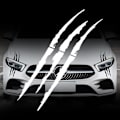 Miniatyrbillede 5 af 5: Monster Claw Scratch Marks Auto Forlygte Dekal Bil-Styling Auto Stickers Dekor Green 0.03