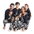 Miniatyrbillede 3 af 7: Julegave Matchende Familie Pyjamas Outfit Juleaften Nattøj Kid-Navy Kid-Navy 12T