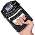 Miniatyrbilde 1 av 5: Håndgrepstester, 396 pund/180 kg digital hånddynamometer grepstyrkemåler USB LCD-skjerm hånd h