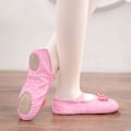 Miniatyrbild 4 av 5: Balettskor för flickor Cross Strap dansskor rosa Pink 25