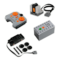 Miniatyrbilde 1 av 4: 4 stk Technic Power Functions Batteriboks Togmotor Mottaker Fjernkontroll Pakke Sett