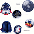 Miniatyrbillede 5 af 8: 1 stk. Børns Polyester Pendler Rygsæk, Med Sikkerhedsline, Anti-tabt Rygsæk Purple Small Rocket Backpack