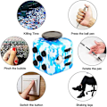 Miniatyrbilde 5 av 5: 1. Blå Anti-Stress Fidget Toy Cube Anti Stress Toy Decompressio
