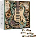 Kreativt Steampunk 3D Guitar Puslespil, Steampunk Guitar Puslespil