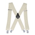 Pikkukuva 9 / 11: Mustat säädettävät henkselit Miesten Unisex-housuihin Elastisilla white oen-size