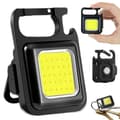 LED Lommelygte Overlevelsesnøglering med Karabinhage black