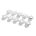 Miniatyrbilde 1 av 5: 10 stk rustfritt stål D-formet slepekrok Tie Down Anchor Ring I Silver