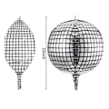 Pikkukuva 6 / 10: Disco-palloilmapallot 70-luvun teemadiscojuhliin VÄRI 10 VÄRIÄ Color 10 Color 10
