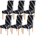 Miniatyrbild 1 av 5: 6-pack mat stol stol överdrag stretch universell överdrag Non-