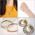 Miniatyrbilde 4 av 5: 2mm Glass Seed Beads 24 Colors Small Beads Kit
