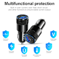 Miniatyrbillede 4 af 5: 70W PD Biloplader USB Type C Hurtigopladning Biltelefonoplader Adapter til iPhone 15 14 13 Xiaomi Huawei Samsung Quick Charge 3.0