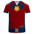 Peacemaker Christopher Smith X Cosplay T-shirt 3D-tryckt Herr Dam Sommar Kortärmad Tröja(BT) L
