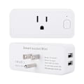 Miniatyrbillede 5 af 5: WIFI Smart Socket Dual USB Stemmestyring Graffiti Intelligent APP 16A til USA 110‑240V