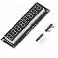 Miniatyrbild 5 av 5: Digitalrör Displaymodul LED 8 Siffror 7 Segment 0,36 Tum TM1637 Drivchip Gul