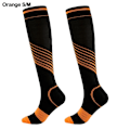 Miniatyrbilde 1 av 10: Kompresjonsstrømper Elastiske strømper ORANGE S/MS/M oransje orange S/M/L
