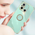 Miniatyrbillede 3 af 5: Til Xiaomi Redmi 12C Finger Ring TPU - Sort Sort