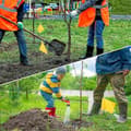 Miniatyrbild 5 av 5: Gräsmarkeringar, 30-pack, Små PVC-flaggor, Markeringsflaggor, Trädgårdsflaggor, Mätflaggor, Gul{BT}