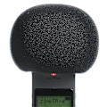 Miniatyrbild 4 av 5: Mikrofonvindskydd, Pälsvindskydd + Skummikrofonvindskydd för Zoom H1 H1n Mic BlackWhite