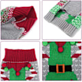 Pikkukuva 5 / 5: Lemmikkien fleece-paita koiralle, helppo pukea ja riisua, joulupukki-vaatteet (XL) xl